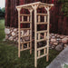 Small Cedar Log Arbor