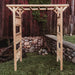Large Cedar Log Arbor