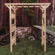 Large Cedar Log Arbor