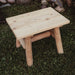 Lakeland Mills Cedar Log End Table