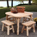 Lakeland Mills Cedar Log 23 inch End Bench