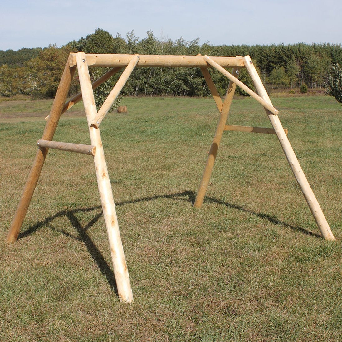 Lakeland Mills Cedar Log 5ft A-Frame Swing Mount
