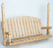 Lakeland Mills Cedar Log 5ft Country Garden Porch Swing