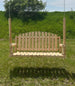 Lakeland Mills Cedar Log 5ft Country Garden Porch Swing - detail