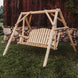 Lakeland Mills Cedar Log 5ft Country Garden Yard Swing