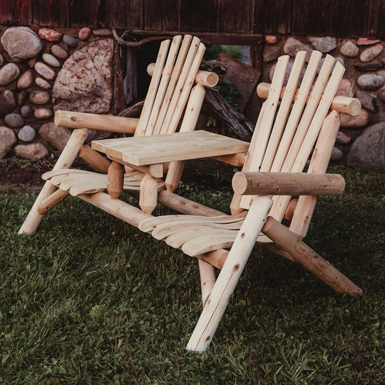 Lakeland Mills Cedar Log Tete-A-Tete