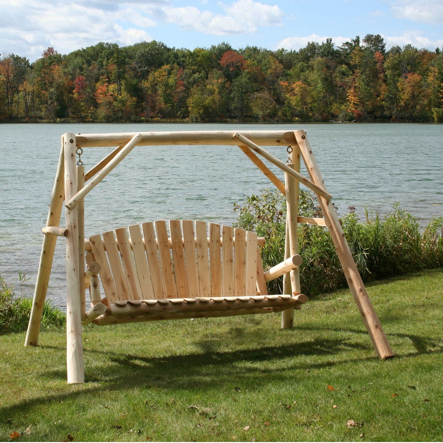 Lakeland Mills Cedar Log 5ft Yard Swing
