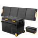 Product photo of BougeRV New CRD2 V2.0 52QT Dual Zone 12V Portable Fridge with 240Wh Battery - 200W Solar Kit