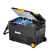 A battery-powered insulated dual-zone portable fridge by BougeRV