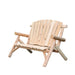 Lakeland Mills Cedar Log 4ft Love Seat