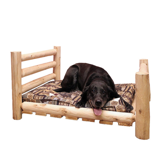Lakeland Frontier Cedar Log Pet Bed - Small