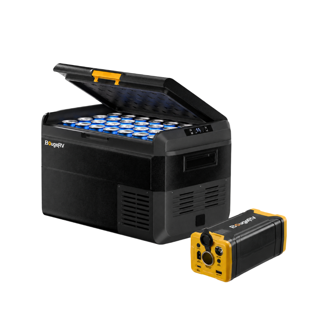 BougeRV CRS 42 Quart 12V Car Fridge - Fridge+Battery