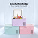 bougerv colorful mini fridge
