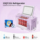 22L mini fridge purple