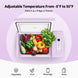 light purple mini fridge