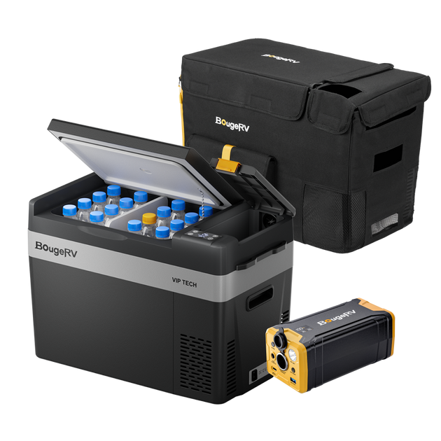 CRPRO30 VIP Upgraded 30 Quart 12V Car Fridge Kit