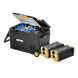 BougeRV CRX2 portable fridge with two batteries