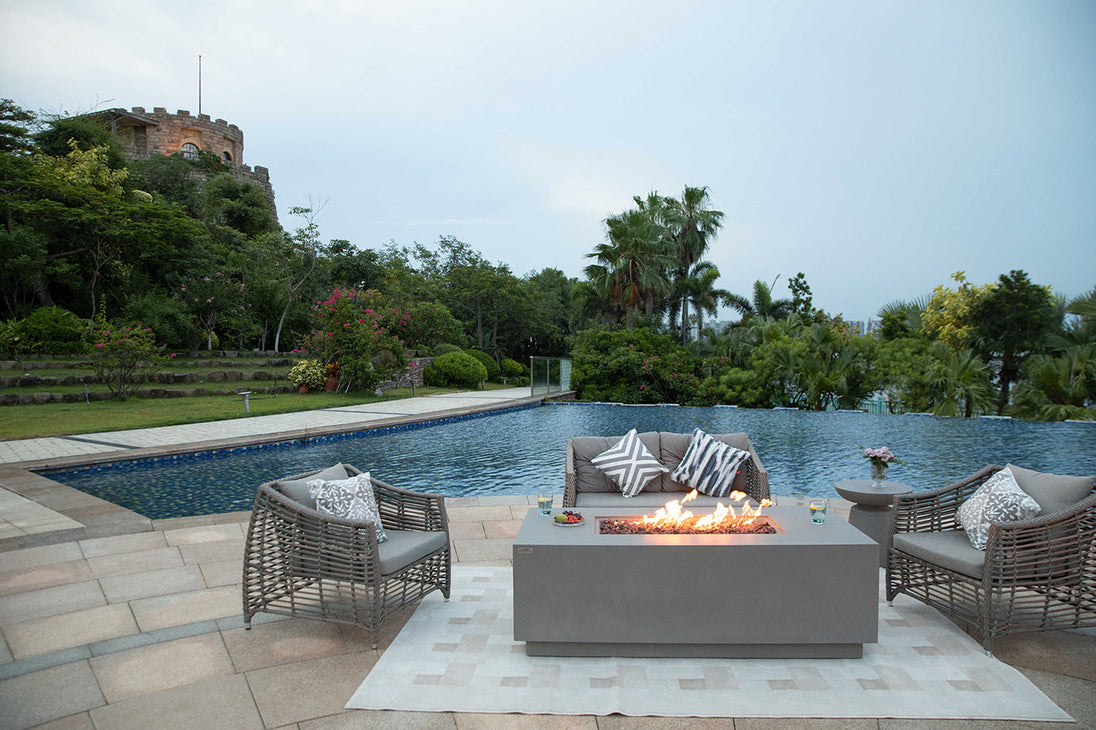 SEDONA Fire Table - Light Gray