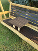 ThermaFusion Cedar Log Tete-A-Tete Yard Swing