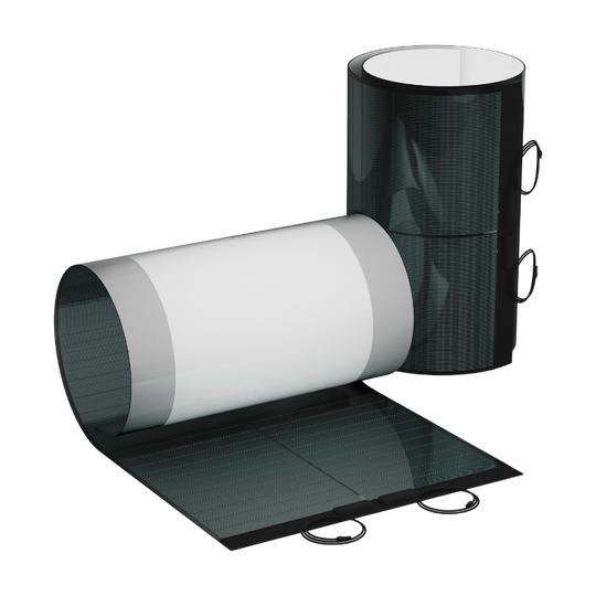 400W flexible solar panel with adhesive backing