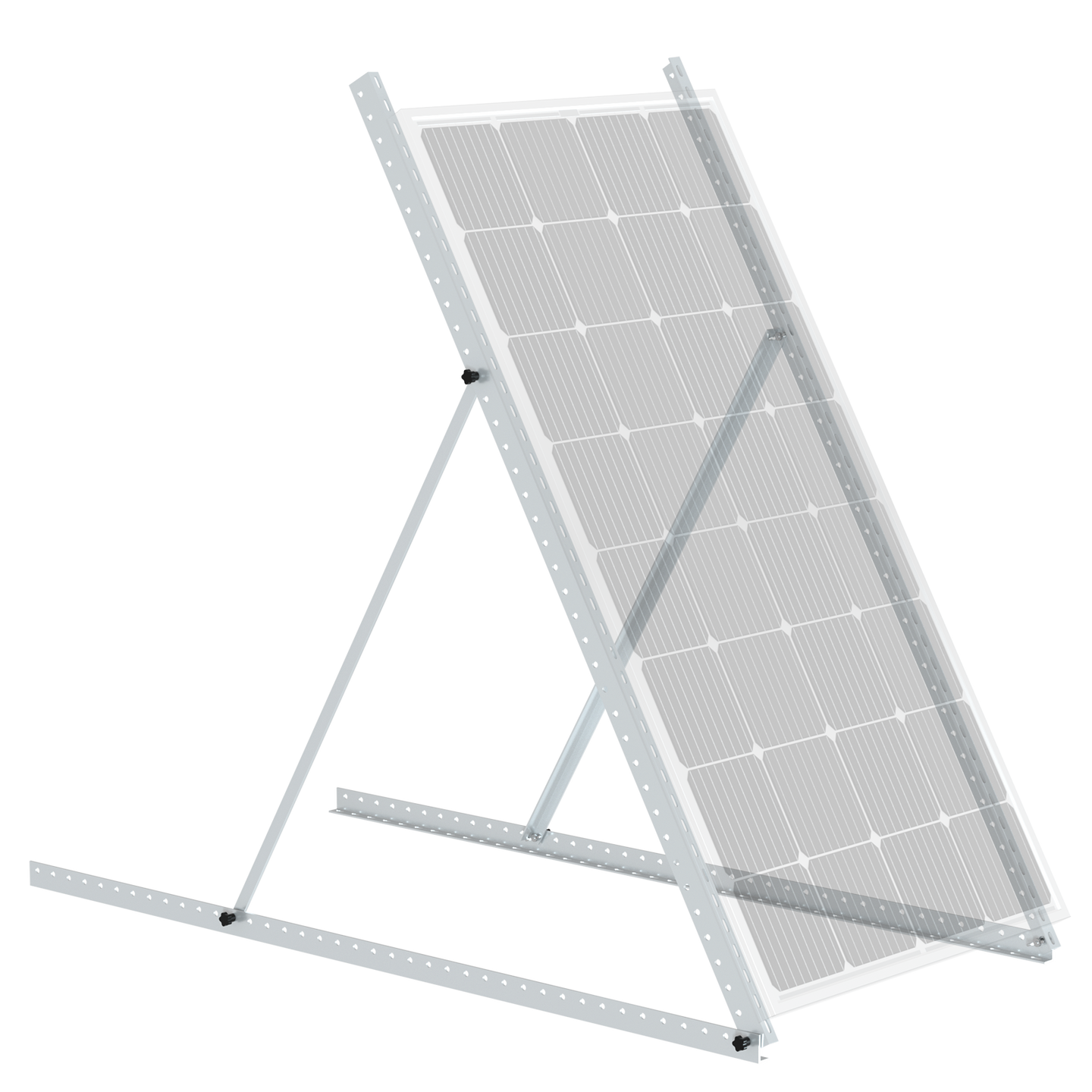 BougeRV 58in Adjustable Solar Panel Tilt Mount Brackets