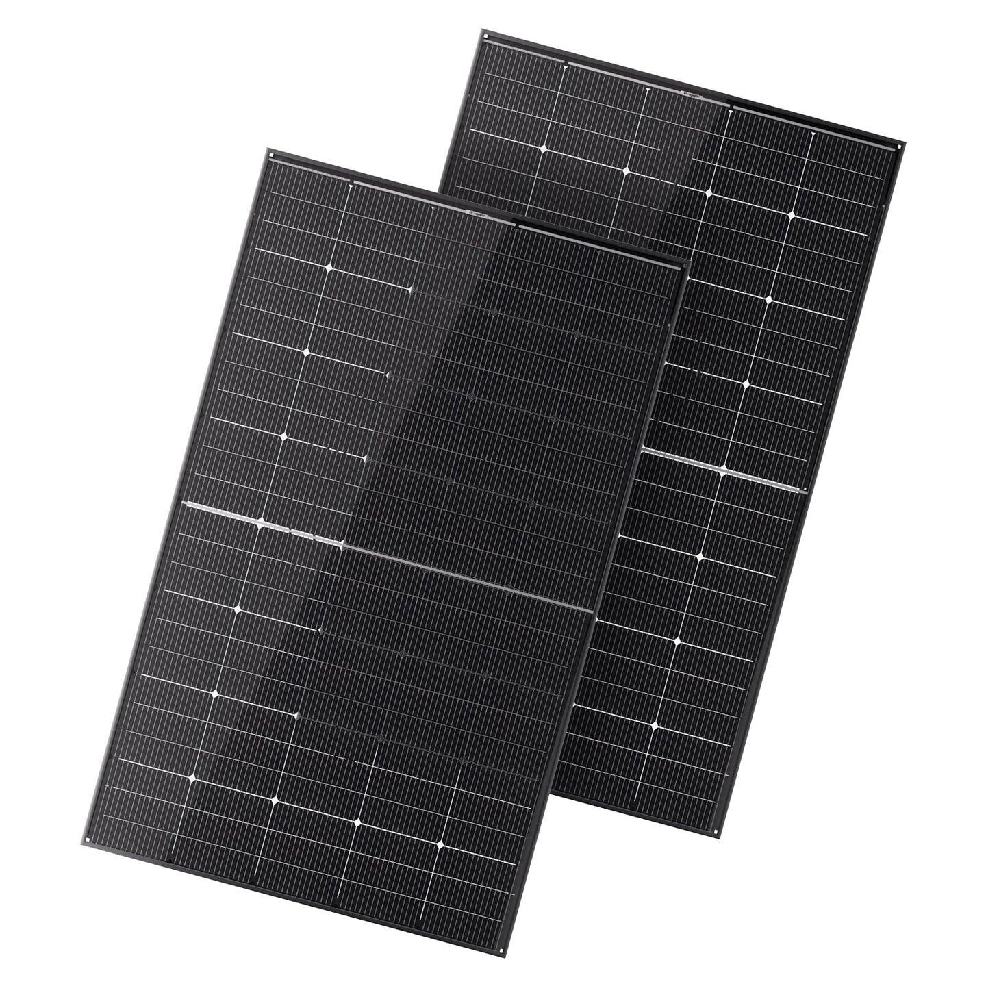 Product photo of BougeRV 300 Watt N-Type Rigid Bifacial 16BB Mono Solar Panel