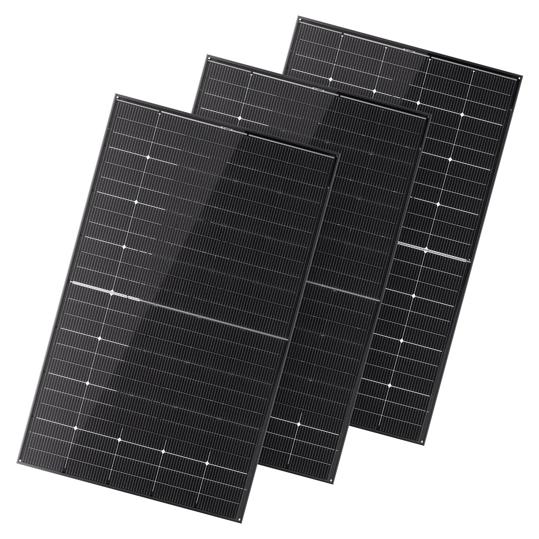Product photo of BougeRV 300 Watt N-Type Rigid Bifacial 16BB Mono Solar Panel