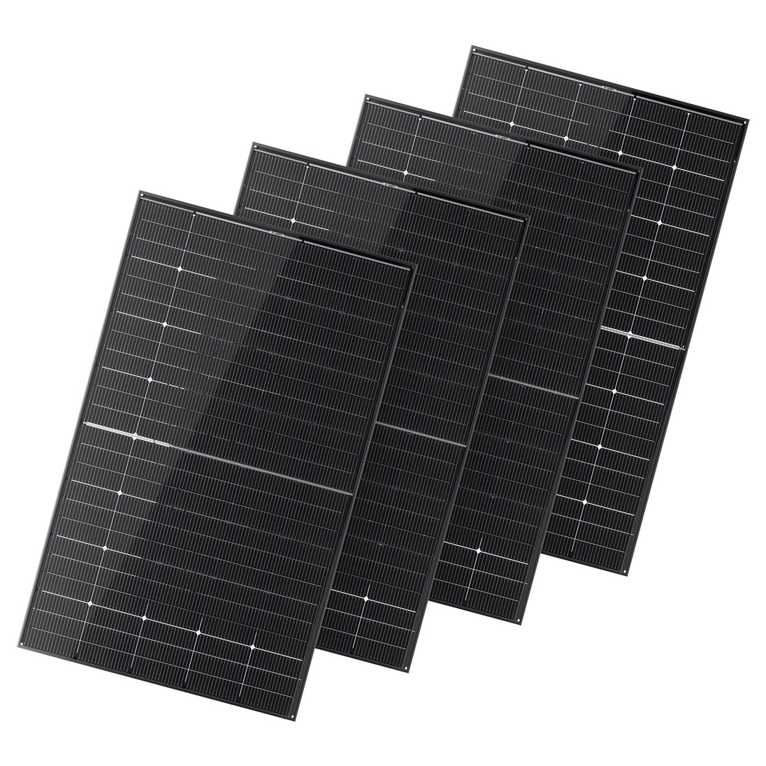 Product photo of BougeRV 300 Watt N-Type Rigid Bifacial 16BB Mono Solar Panel