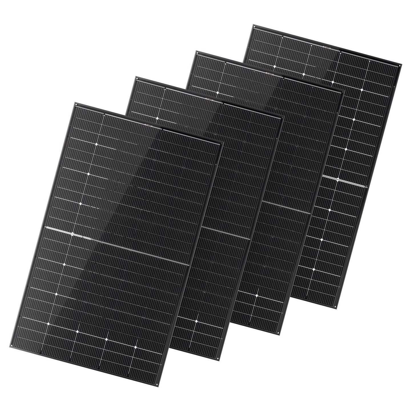 Product photo of BougeRV 300 Watt N-Type Rigid Bifacial 16BB Mono Solar Panel