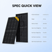 Product photo of BougeRV 300 Watt N-Type Rigid Bifacial 16BB Mono Solar Panel