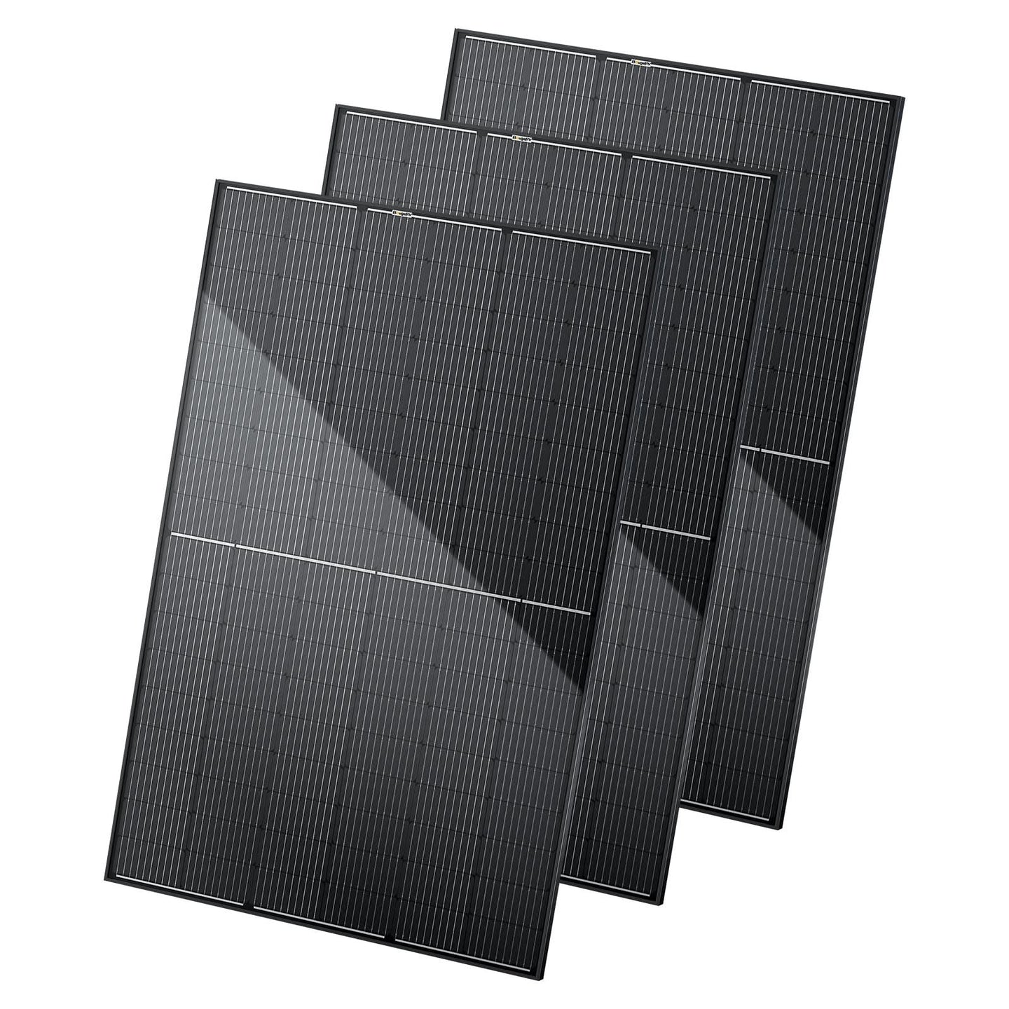 Product photo of BougeRV 400 Watt 12V/24V Rigid Bifacial 10BB Mono Solar Panel