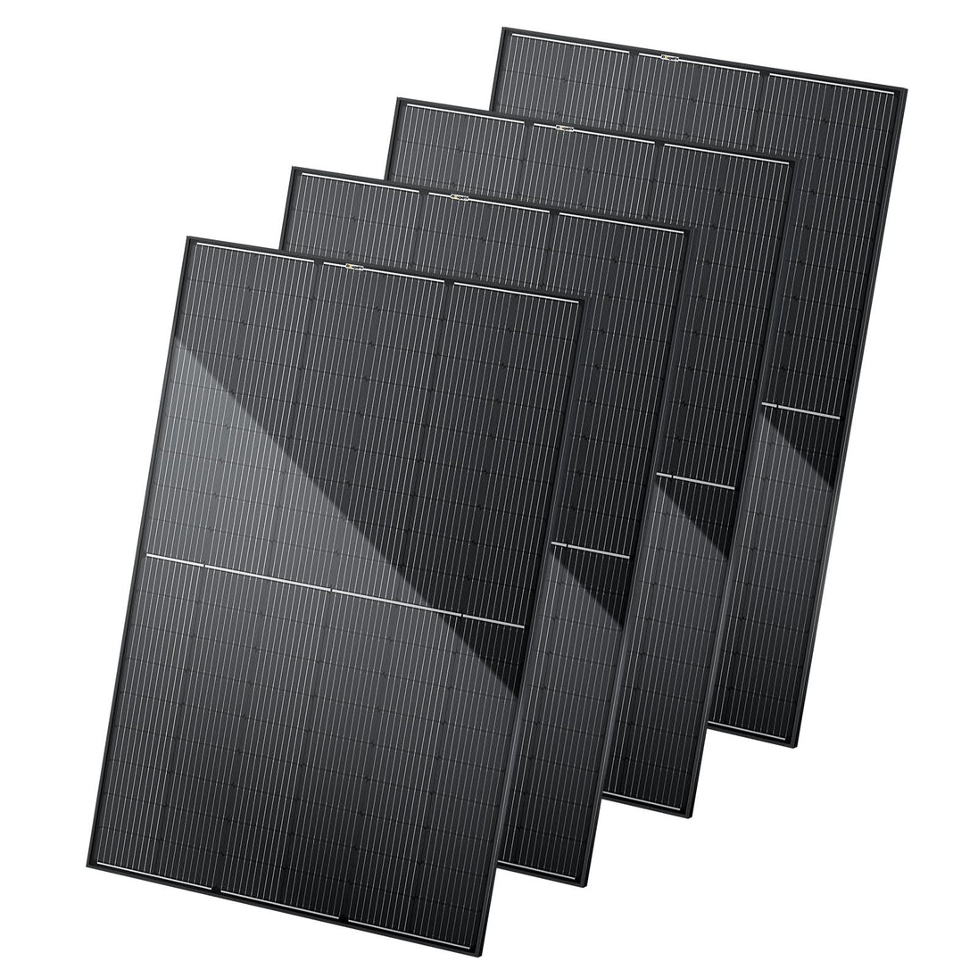 Product photo of BougeRV 400 Watt 12V/24V Rigid Bifacial 10BB Mono Solar Panel