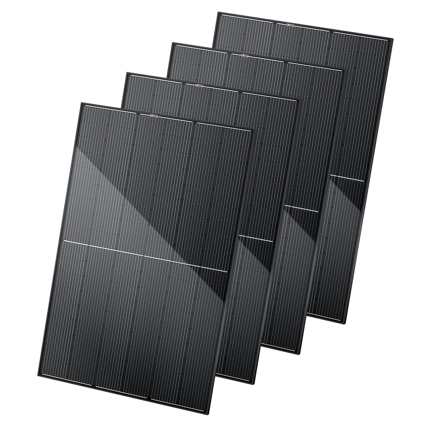 Product photo of BougeRV 400 Watt 12V/24V Rigid Bifacial 10BB Mono Solar Panel