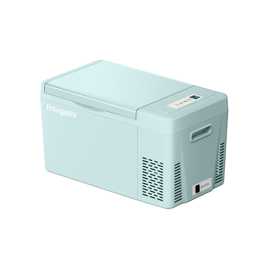 BougeRV 12V 23 Quart Mini Portable Fridge(Mint Green)