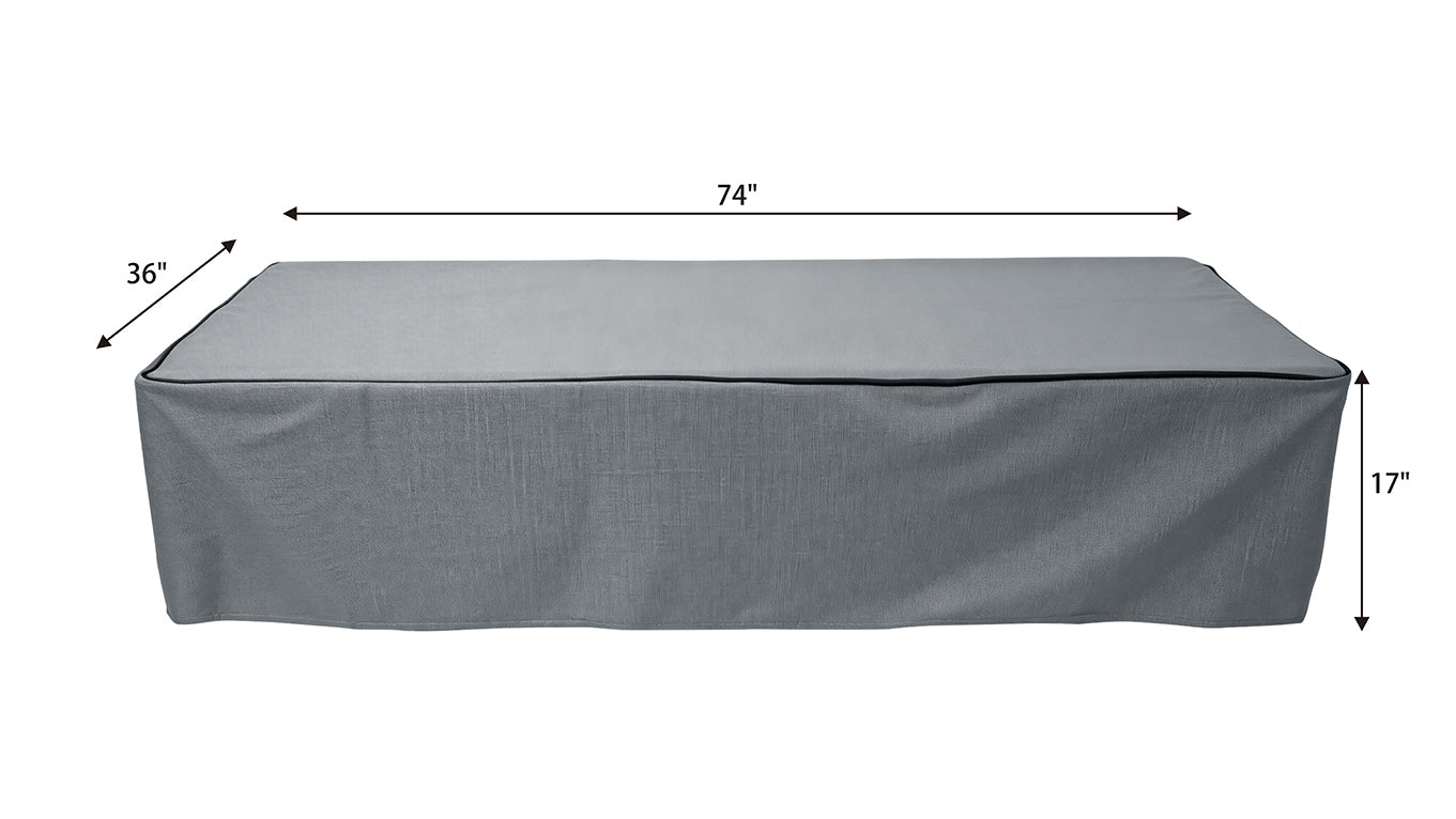 SAVANAH Canvas Cover with dimensions
