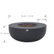 ECLIPSE Fire Bowl - Dark Gray