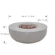 ECLIPSE Fire Bowl - Light Gray