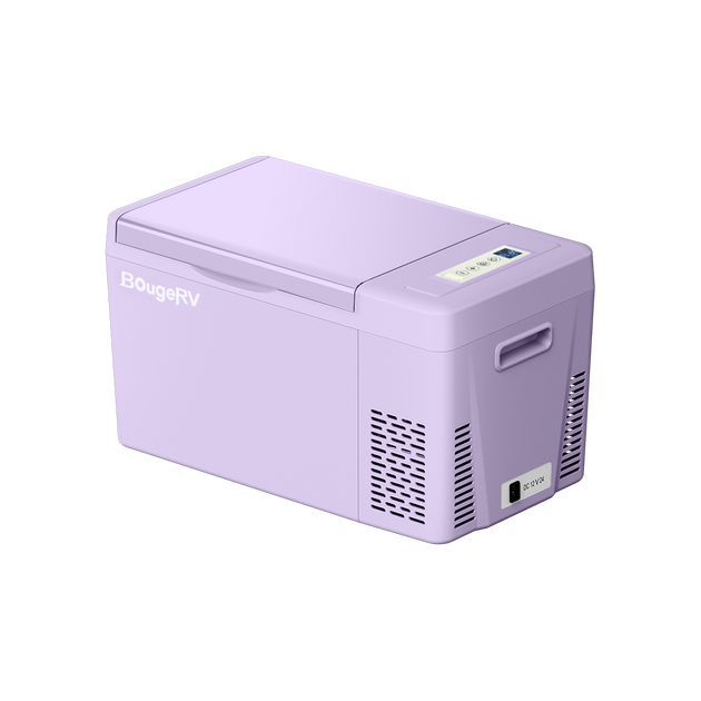 12V purple colorful portable fridge