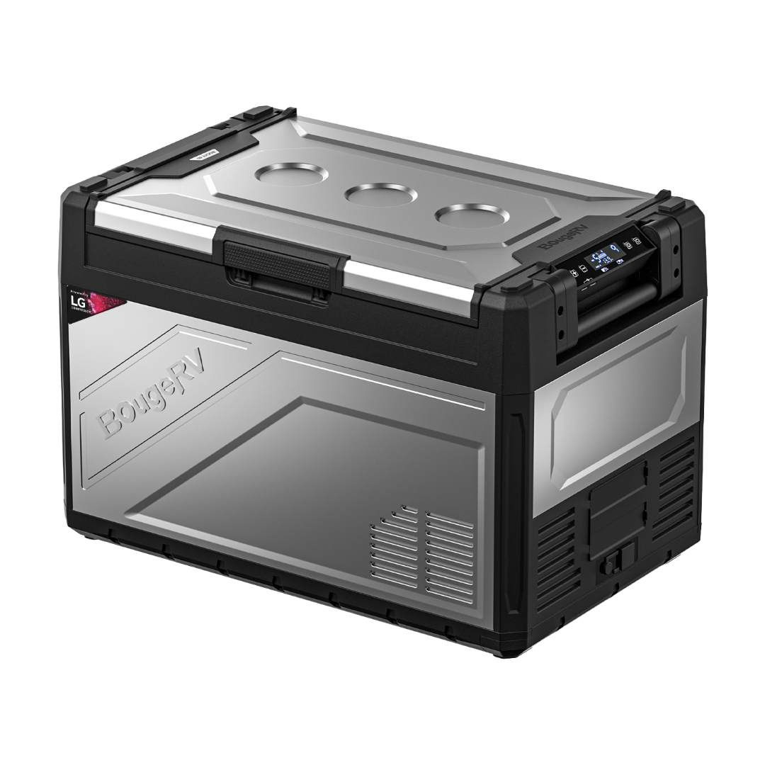 Product photo of BougeRV Rocky Solar Battery Portable Fridge Kit