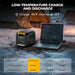 ROVER2000 Semi-Solid State Portable Power Station: low temperature charge
