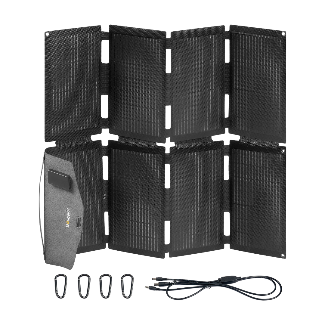 Product photo of BougeRV CRD2 Dual Zone Solar Battery Portable Fridge Kit