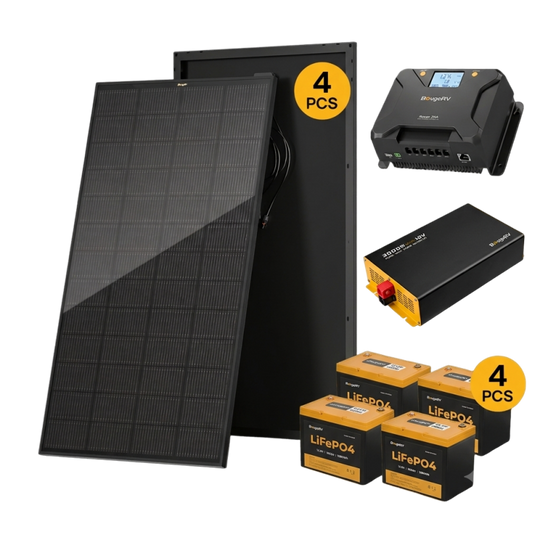 Product photo of BougeRV 12V 800W ShadePower Rigid Solar System Kit
