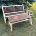 ThermaFusion Cedar Log 4 Foot Loveseat