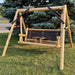 ThermaFusion Cedar Log Tete-A-Tete Yard Swing