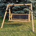 ThermaFusion Cedar Log 4 Foot Yard Swing