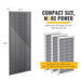 Product photo of BougeRV Bifacial 600 Watts 12BB 12V/24V Rigid Solar Panel