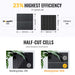 Product photo of BougeRV Bifacial 600 Watts 12BB 12V/24V Rigid Solar Panel