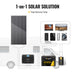 Product photo of BougeRV Bifacial 600 Watts 12BB 12V/24V Rigid Solar Panel