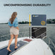 Product photo of BougeRV 400W CIGS Solar Panel (Square with Adhesive) (100W*4pcs)