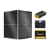 Product photo of BougeRV 12V 200W TOPCon Rigid Solar System Kit